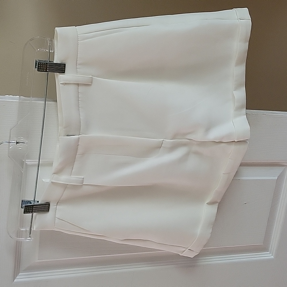 Walter Baker white high wasted dress shorts